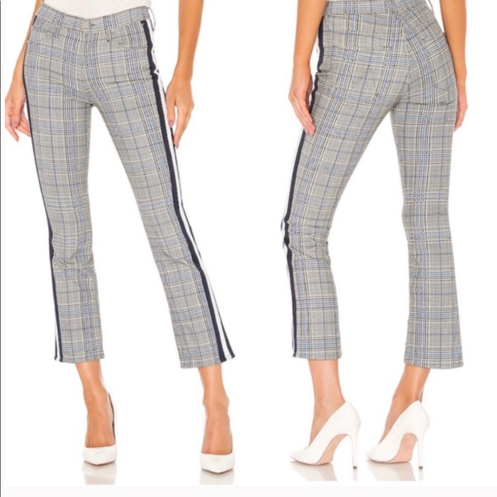 Mother Insider plaid cropped pants